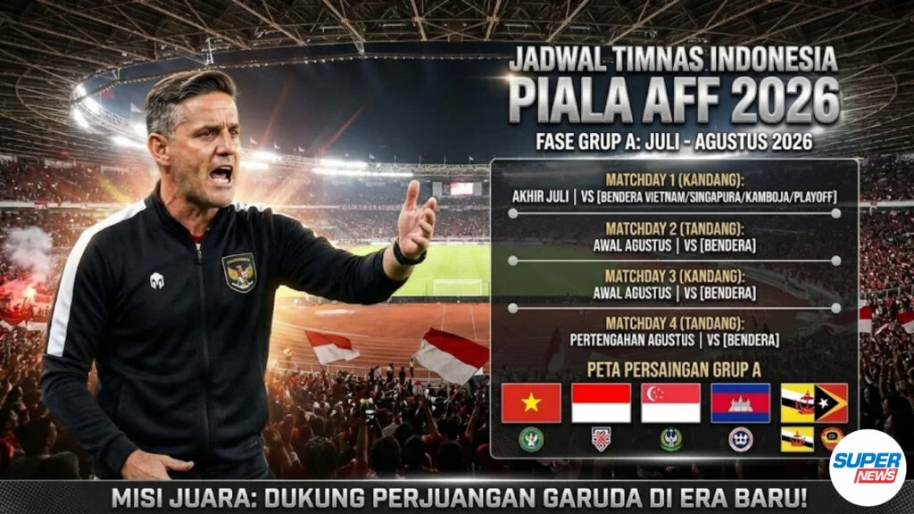 Timnas Indonesia Siap Hadapi Vietnam di Piala AFF 2026: Persaingan Sengit Menuju Semifinal